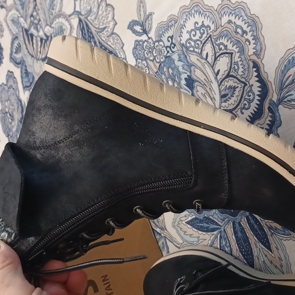 CLIFFS BY WHITE MOUNTAIN HOPE BLACK SZ 9.5 ANKLE BOOTS NWB - Picture 6 of 10